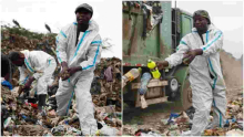 Fear as Dandora Dumpsite Scavengers are Pictured Wearing Discarded PPEs