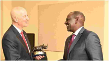 Ruto Meets with Nebraska Governor Pete Ricketts During US Tour 