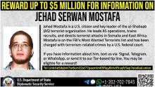 US Offers $5 Million Bounty for Information on a Key Al-Shabaab Commander 