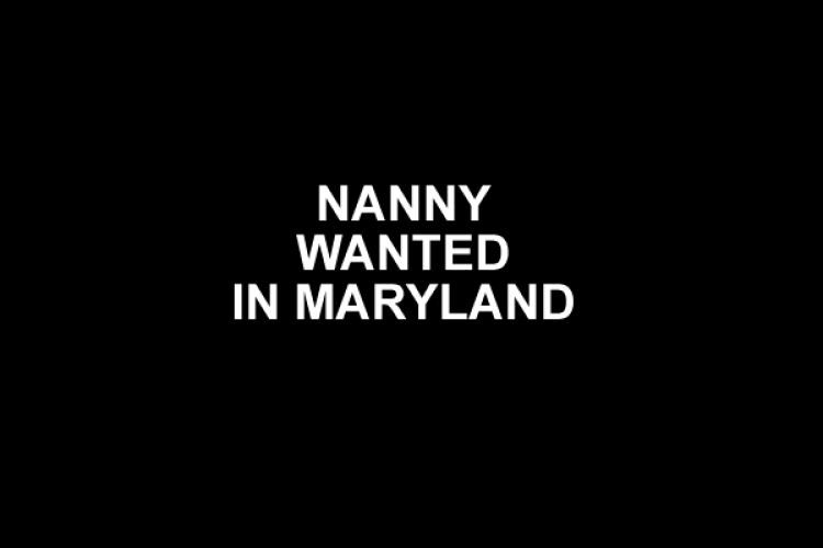 Live-in Nanny Wanted in Maryland