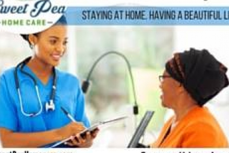 Sweet Pea Home Care in Maryland Currently Hiring HHAs, CNAs, CMTs, and Live-in Caregivers