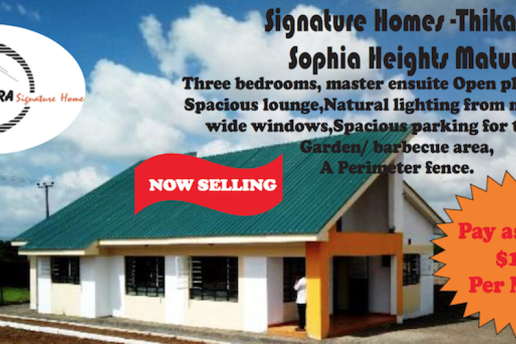 3-Bedroom Homes for Sale in Thika and Matuu
