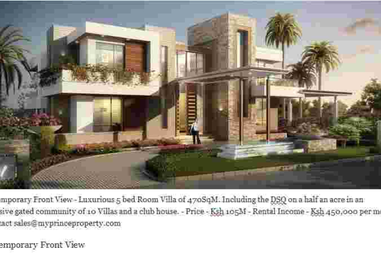 For Sale: Luxurious 5 Bedroom Villa at Amara Ridge with a Detached Servant Quarter