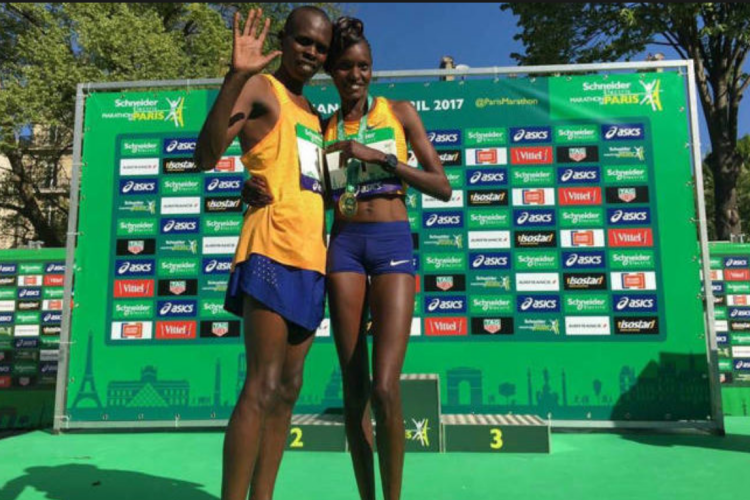 Kenyan Husband and Wife Win Paris Marathon