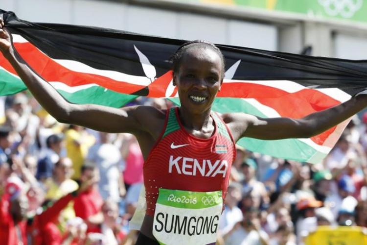 Kenyan Olympic Marathon Gold Medalist Jemima Sumgong Fails Drug Test