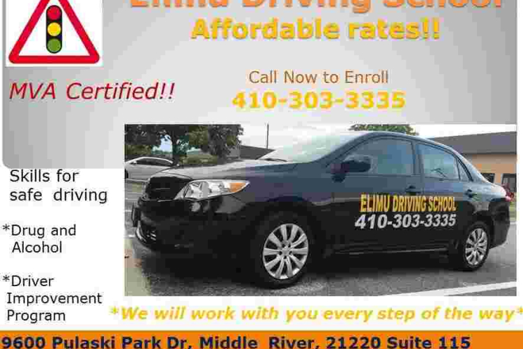 Elimu Driving School in Baltimore, Maryland Enrolling for Driving Classes