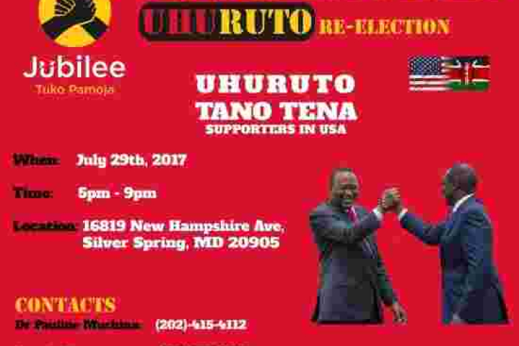 Diaspora with Uhuruto Tano Tena Forum in Silver Spring, MD: Sat, July 29th