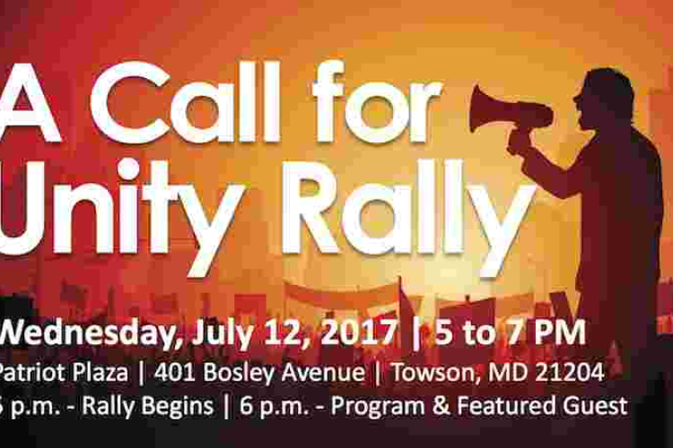 Kenyan Community invited to "A Call for Unity" Rally in Towson, Maryland on Wednesday, July 12th