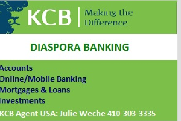 KCB Diaspora Banking Agent in Baltimore, Maryland