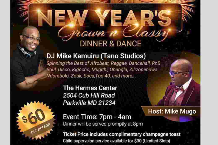 Tickets Sale: New Year’s Eve Celebration in Baltimore, MD w/ DJ Mike Kamuiru