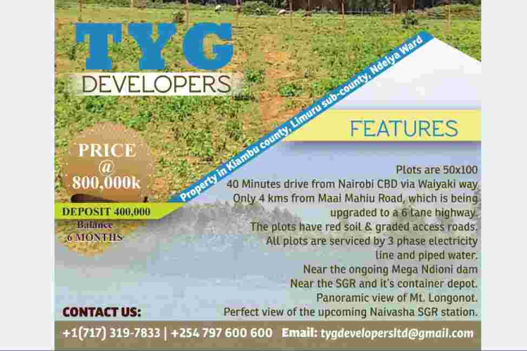 Plots for Sale in Limuru, Kiambu County