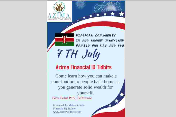 Azima Wellness Consultants Engagement with the Diaspora in Baltimore, MD