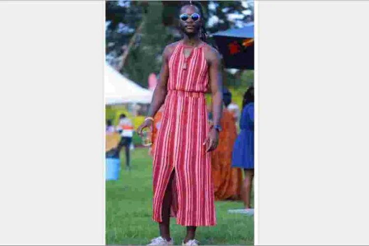 Lupita's Brother, Junior Nyong'o, Turns Up for Kenyan Festival Wearing a Dress