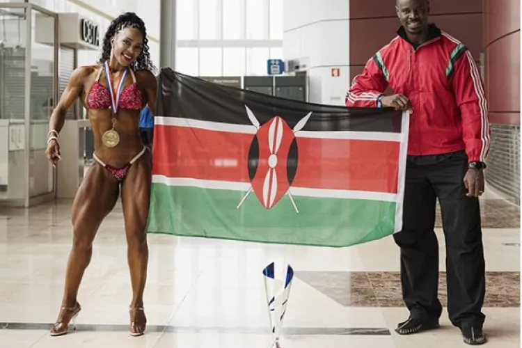 Kenya’s Evelyn Owala Wins Africa’s Bodybuilding Title
