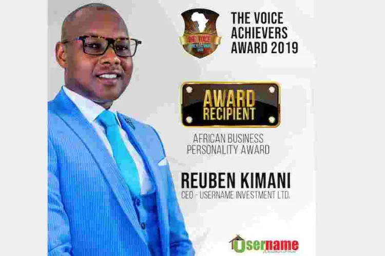Username Investments CEO Set to Receive the Prestigious 2019 African Business Personality Award