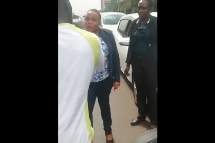 VIDEO: Brave Nairobi Man Confronts Woman Rep. Wangui Ngirici for Driving on Wrong Side of Road
