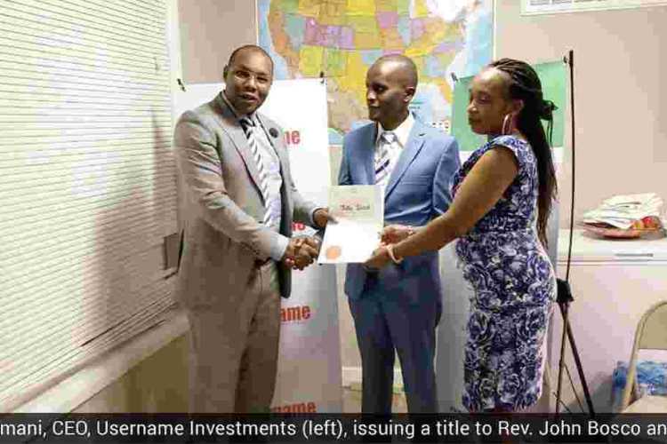 Username Delivers Title Deeds for the Ngong Project, Including to Clients in the Diaspora