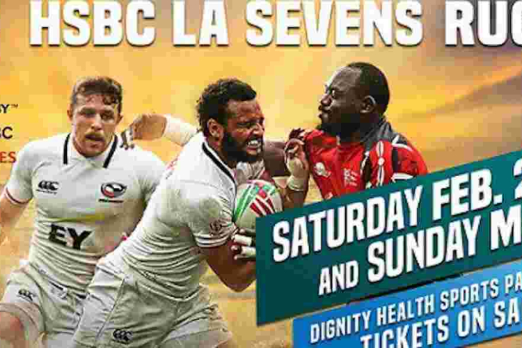 Kenya's Shujaa Team Falls 5-31 to South Africa in its First Pool B Game of the 2020 Rugby Sevens in Los Angeles