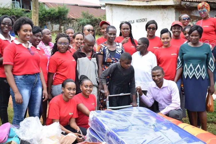 Username Investments Ladies Celebrate International Women's Day By Sharing Love with a Needy Family in Embu