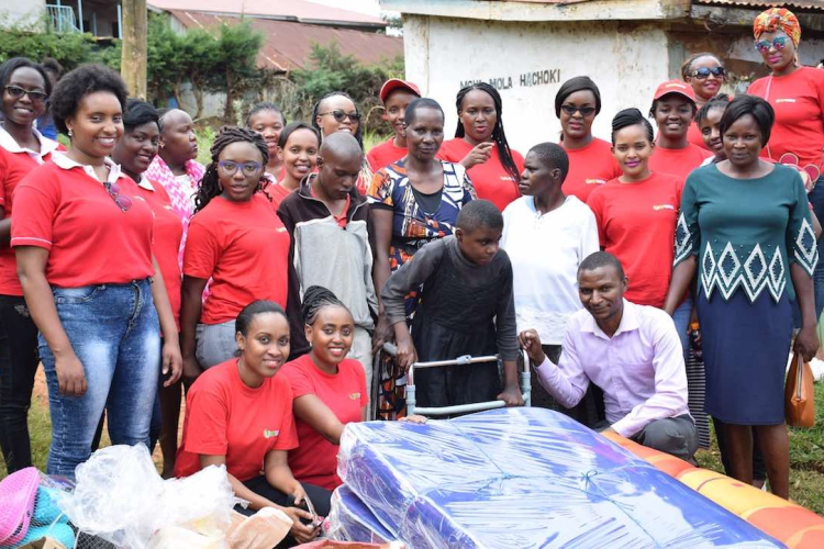Username Investments Ladies Celebrate International Women's Day By Sharing Love with a Needy Family in Embu