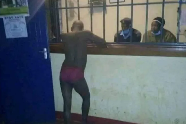 Naked Nairobi Man Runs into Police Station After KDF Soldier Allegedly Busts Him with His Wife