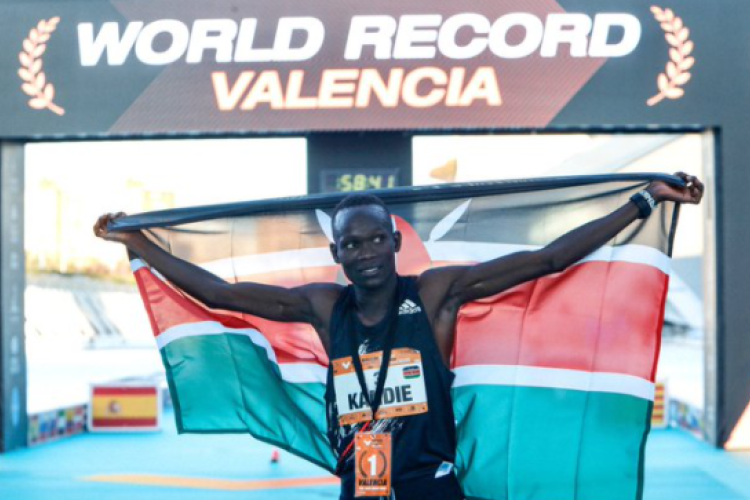 Kenya's Kandie Kibiwott Smashes Half Marathon World Record in Spain 