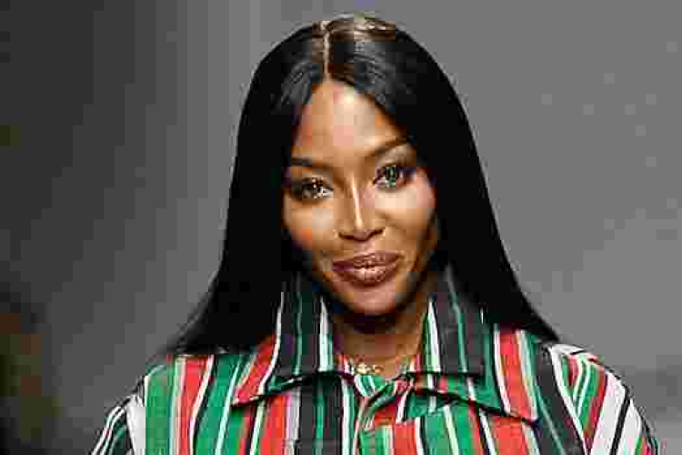 Celebrated British Model Naomi Campbell Back in Kenya for Holiday 