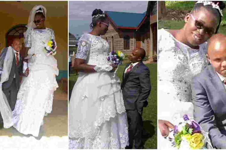 Kenyan Couple with Huge Difference in Height Speaks Out After Viral Wedding Photos