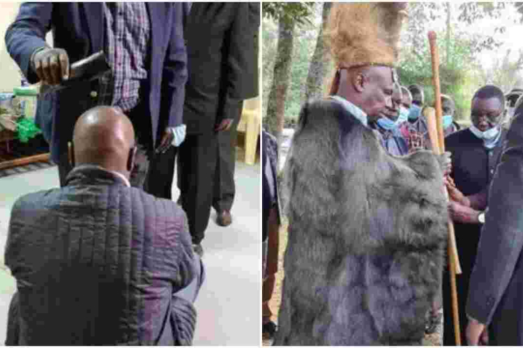 Senator Gideon Gideon Moi Finally Crowned by Talai Elders in 4am Ceremony 