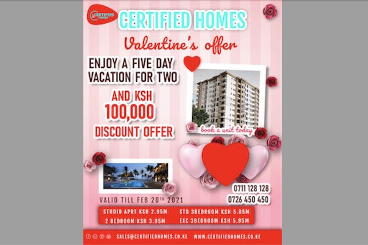 Certified Homes Valentine Offers