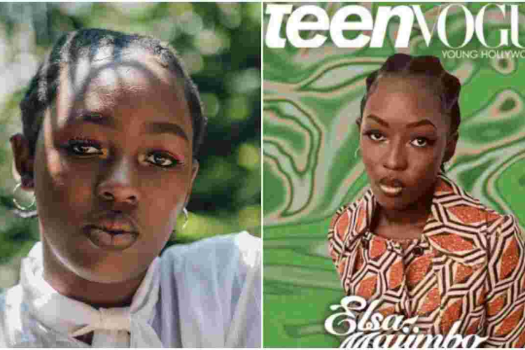 Kenyan Comedian Elsa Majimbo Graces the Cover of the Popular US-Based Teen Vogue Magazine