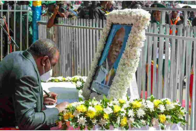 Uhuru Pauses Speech at Magufuli's Funeral Service in Honor of Muslim Prayer Call 