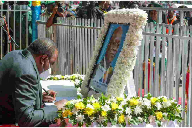 Uhuru Pauses Speech at Magufuli's Funeral Service in Honor of Muslim Prayer Call 