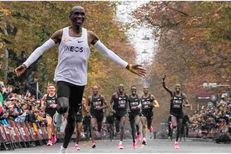 Eliud Kipchoge Sells INEOS 1:59 Challenge Images for Sh3 Million in the US 