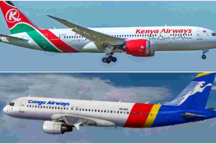 Kenya Airways Signs Partnership Deal with Congo Airways 