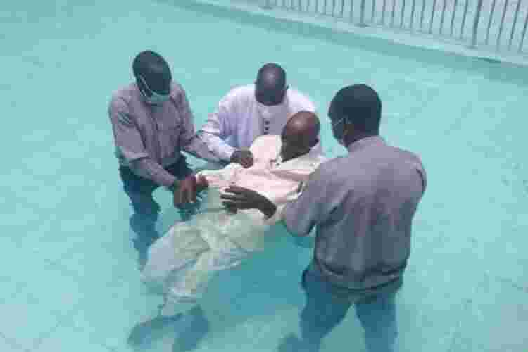 Controversial Tycoon and Men’s Conference Chair Jackson Kibor Gets Baptized