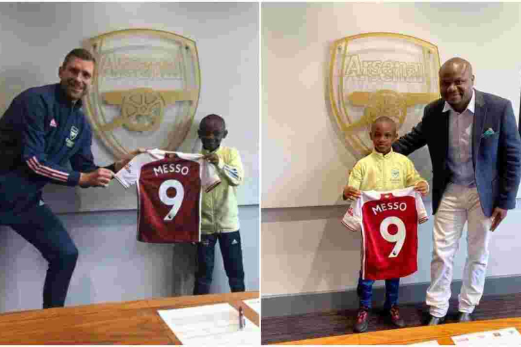 Kenyan Wonderkid Leo Messo Joins the Prestigious Arsenal Academy