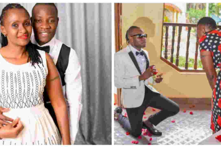 31-Year-Old Gospel Singer Guardian Angel Proposes to His 51-Year-Old Girlfriend Esther Musila