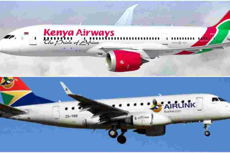 Kenya Airways Signs Interline Pact with South Africa's Airlink  