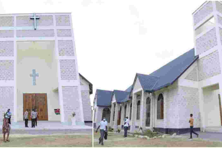 Former Chief of Defense Forces Samson Mwathethe Builds Multi-Million-Shilling Church in Kilifi
