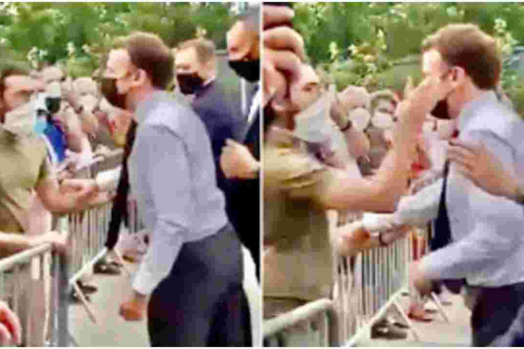 Man Slaps French President Emmanuel Macron in the Face [VIDEO]