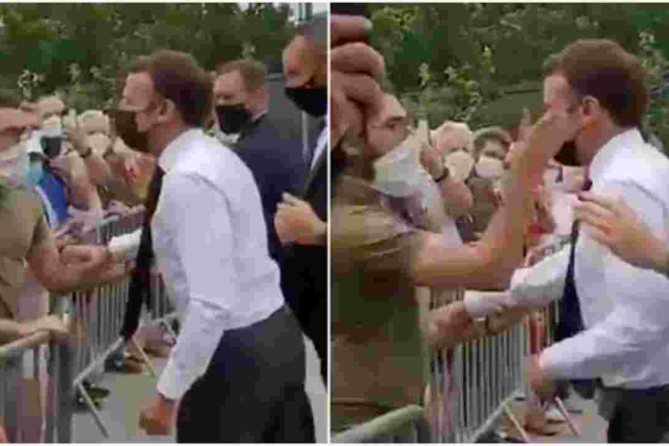 Man Who Slapped French President Macron Jailed for 4 Months 