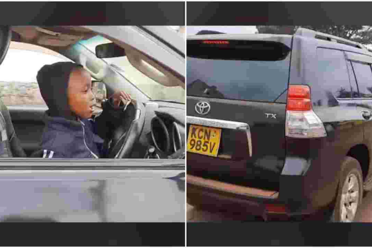 Father of 7-Year-Old Kenyan Boy Filmed Driving Toyota Prado Arrested 