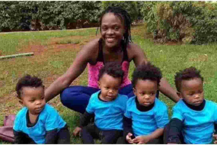 Kenyan Mother Spends Sh44,500 on Uniform for Her Quadruplets 