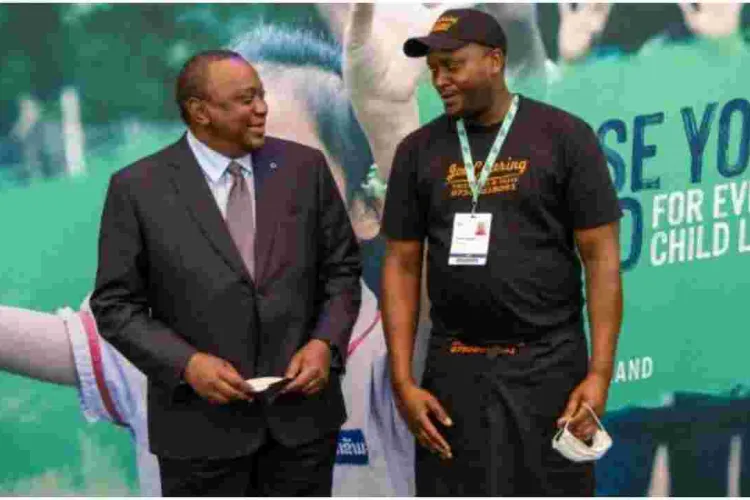 Joe Gatonye: Kenyan Chef Who Served Uhuru During UK Visit Last Week 