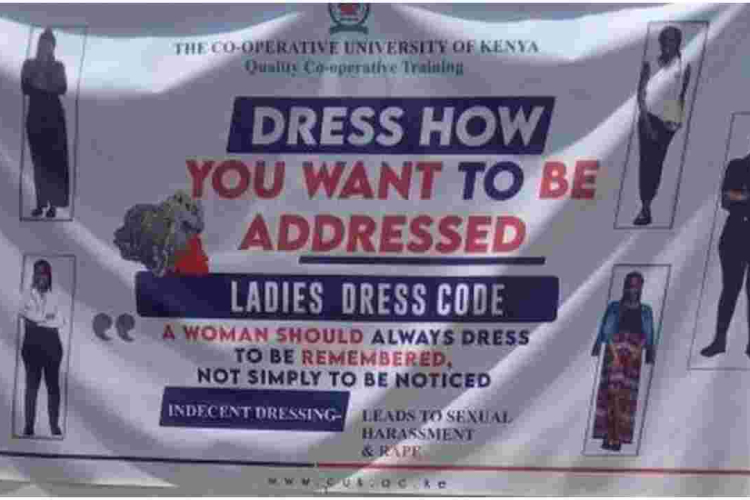 Co-operative University Apologizes After Banner Linking Rape to Indecent Dressing Causes Uproar 