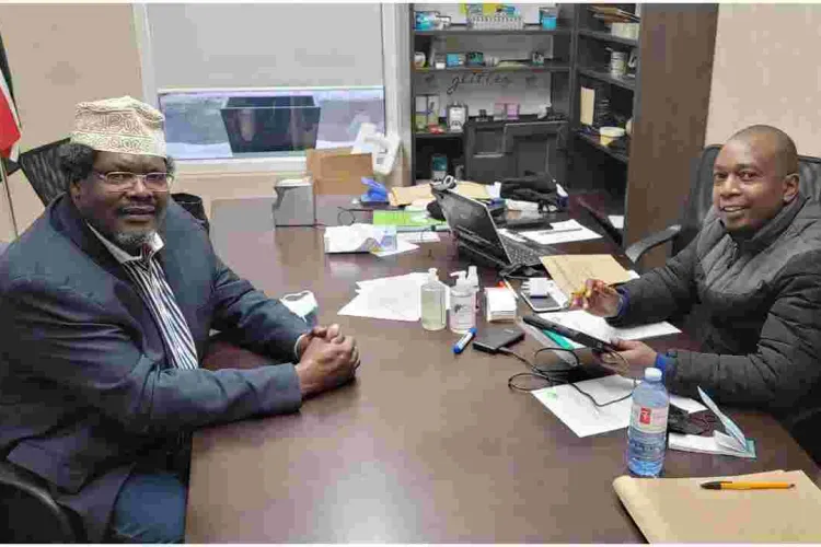 Miguna Miguna Visits Kenya Consulate in Toronto in Ongoing Diaspora Voter Registration