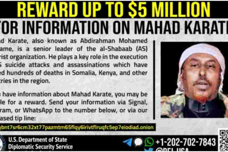 US Gov’t Offers $5 Million Bounty for Information on a Top Al-Shabaab Operative 