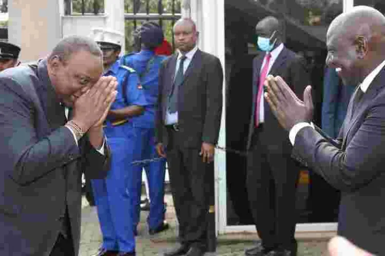 President Uhuru Avoids a Handshake with Ruto at Parliament 