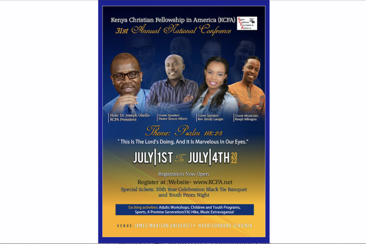 KCFA 31st Annual National Conference Takes Place July 1-4, 2022 in Harrisonburg, VA: Register Now